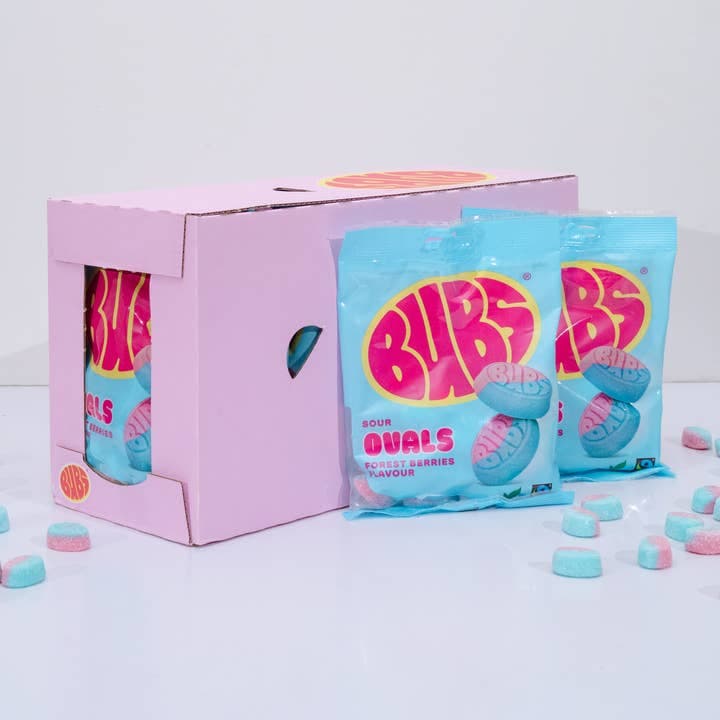 Bubs — Forest Berries Ovals (12-Bag Case)