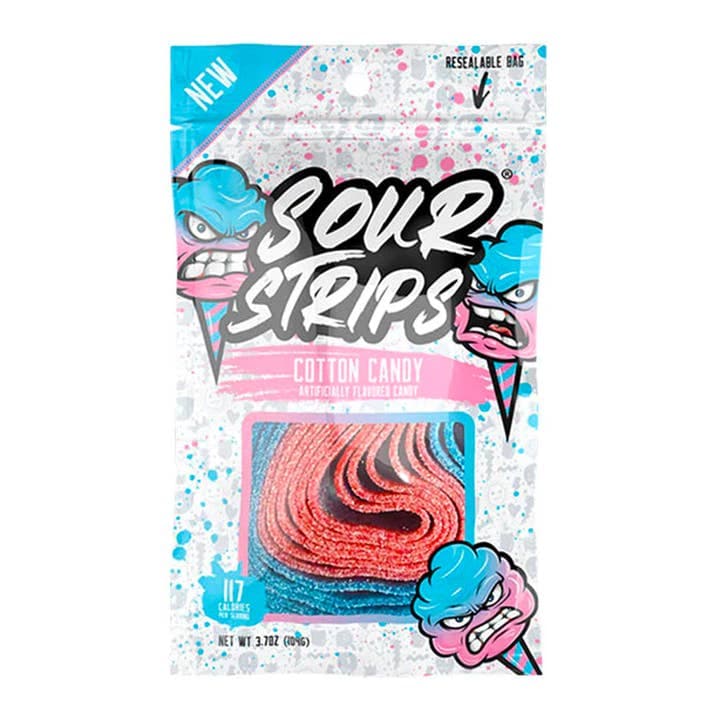 Sour Strips — Cotton Candy (3.7oz)
