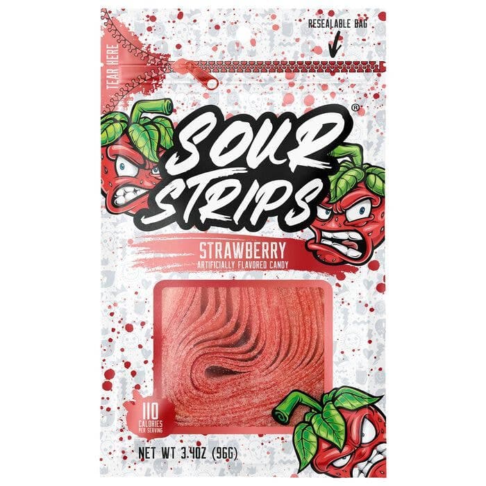 Sour Strips — Strawberry (3.4oz)