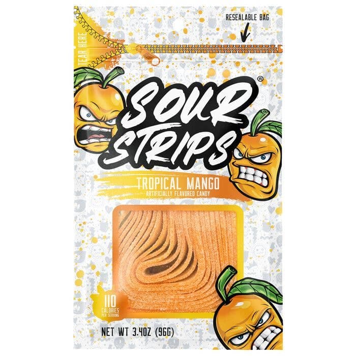 Sour Strips — Tropical Mango (3.4oz)