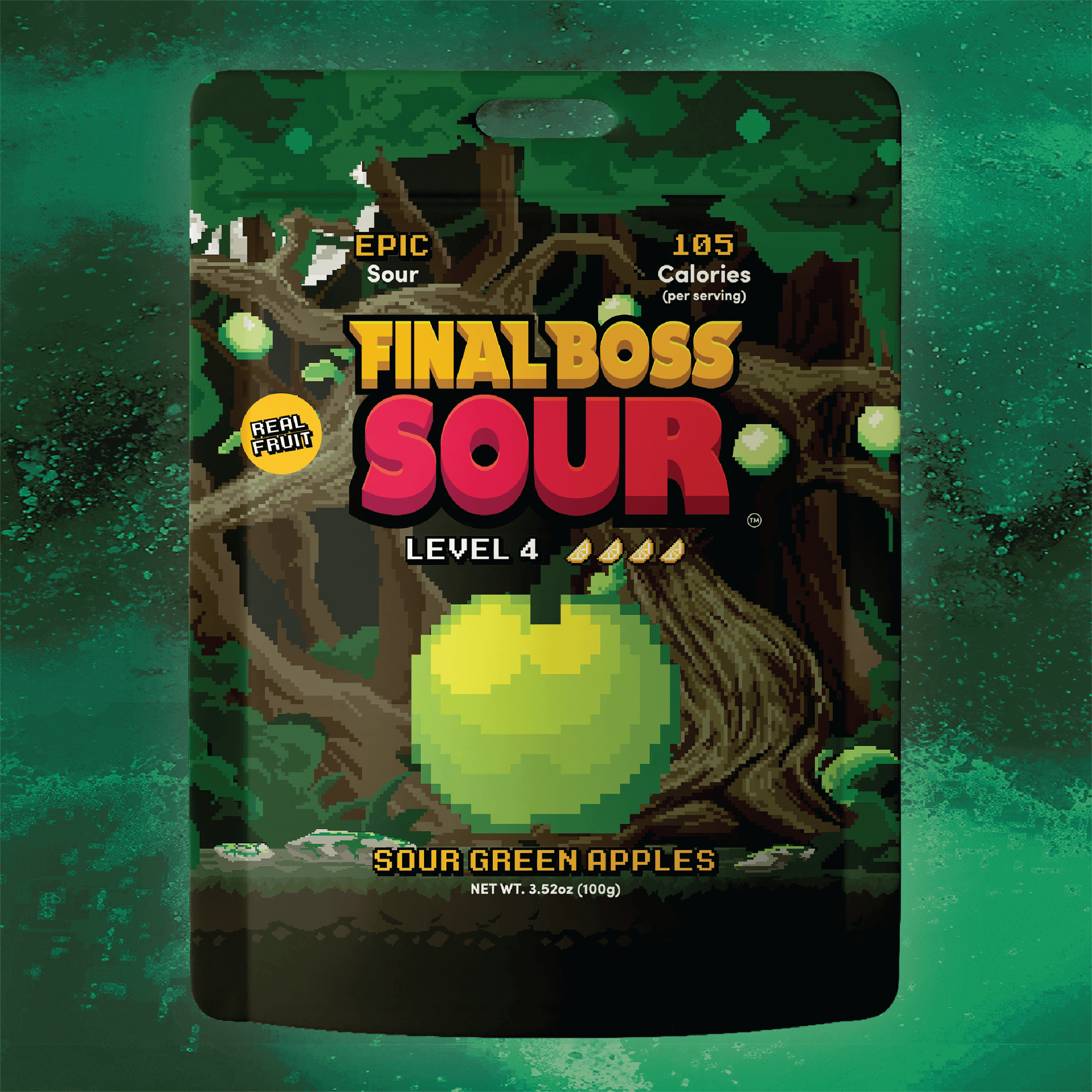 Final Boss Sour — Level 4 Green Apple